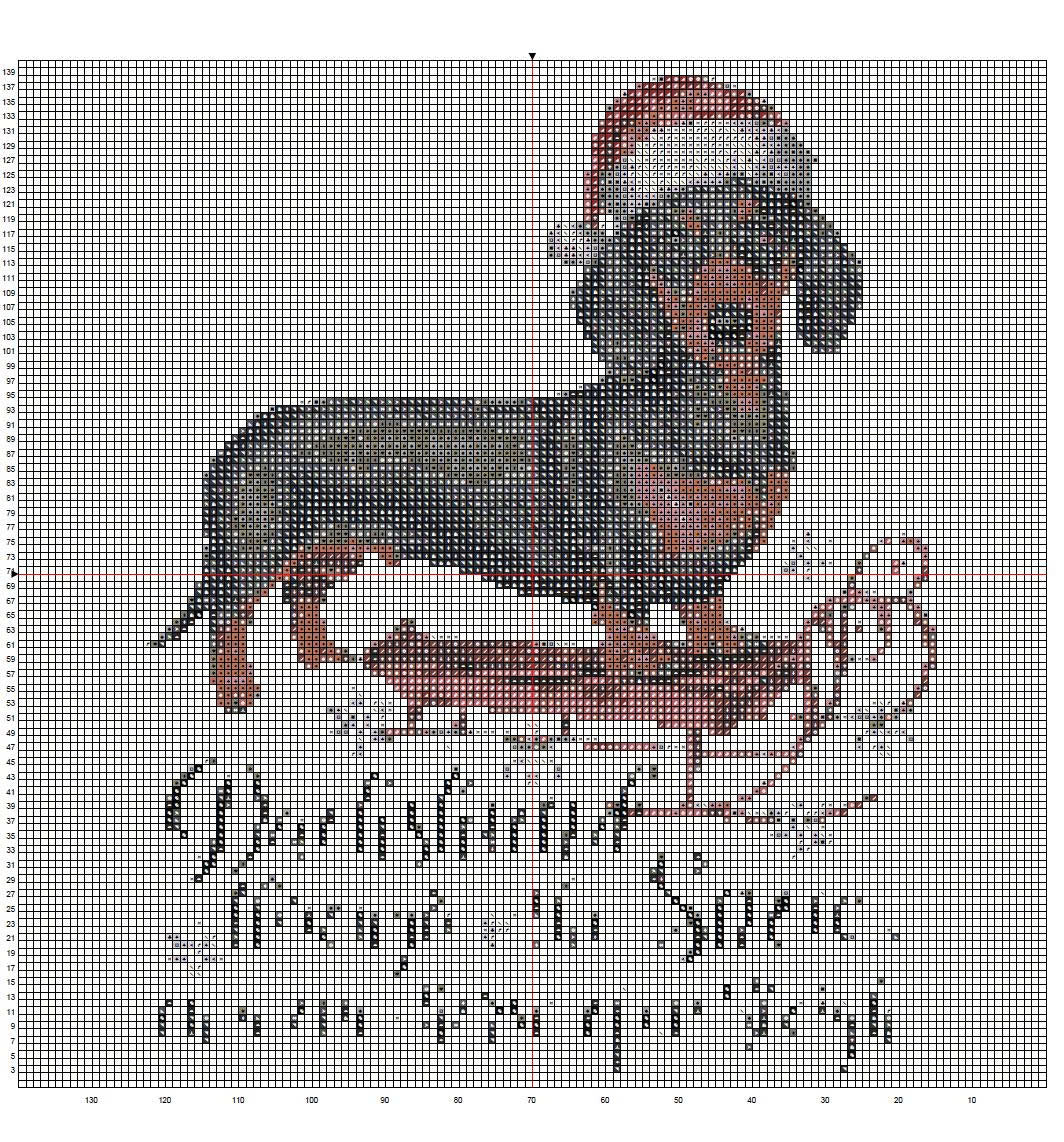 Dachshund Through The Snow Christmas Cross Stitch Pattern | Funny Wiener Dog Holiday Embroidery | Instant PDF Download