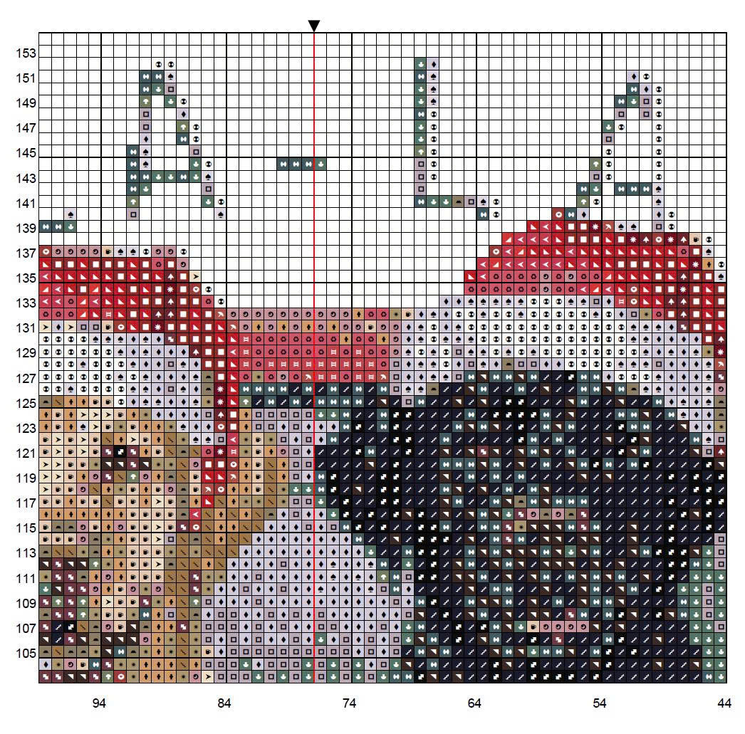 Product Title: Fa La La La-Labrador Christmas Cross Stitch Pattern | Yellow & Black Lab Red Truck Embroidery | Instant PDF Download