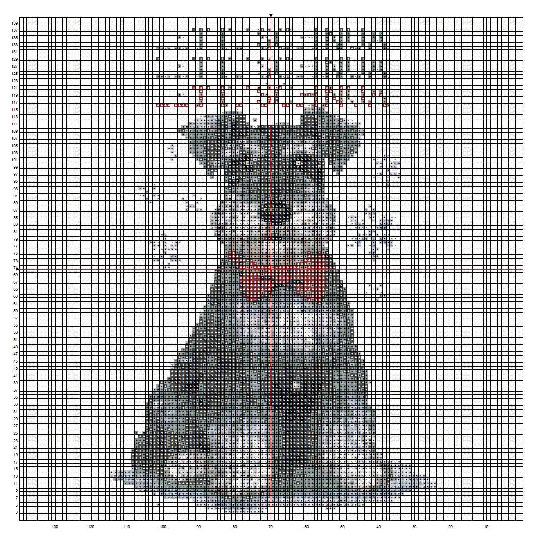Let It Schnua Christmas Cross Stitch Pattern | Funny Schnauzer Dog Holiday Embroidery | Instant PDF Download