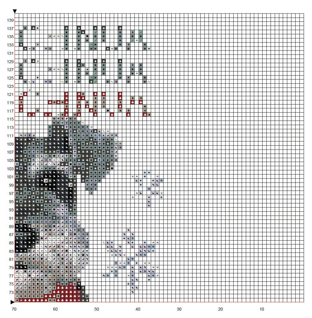 Let It Schnua Christmas Cross Stitch Pattern | Funny Schnauzer Dog Holiday Embroidery | Instant PDF Download