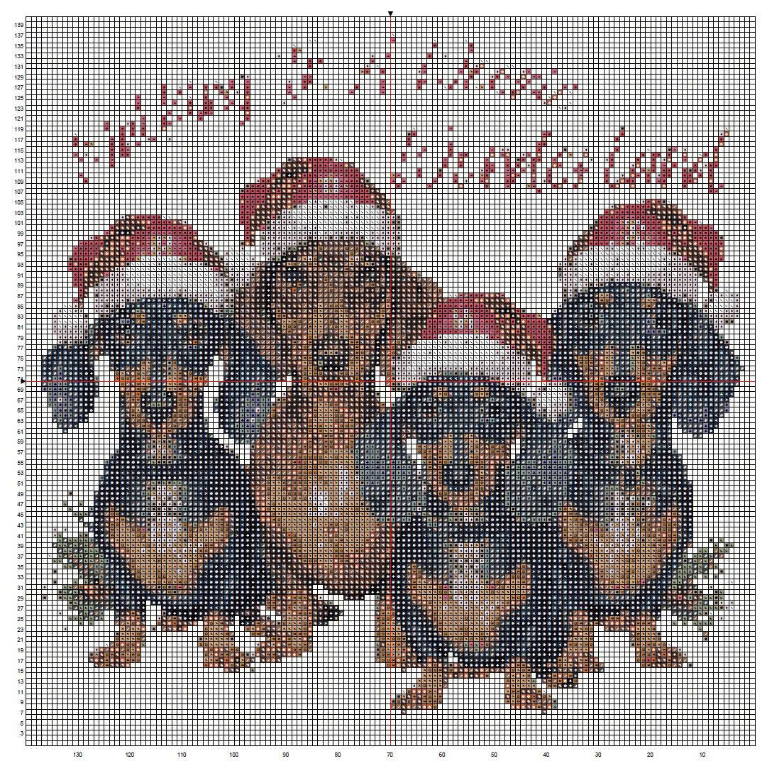 Walking In A Weenie Wonderland Christmas Cross Stitch Pattern | Dachshund Squad Holiday Embroidery | Instant PDF Download