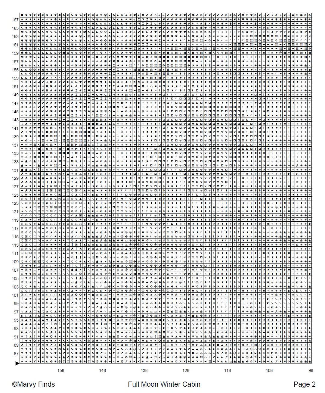 Full Moon Winter Cabin Cross Stitch Pattern | Cozy Watercolor Snow Landscape | Instant PDF Download