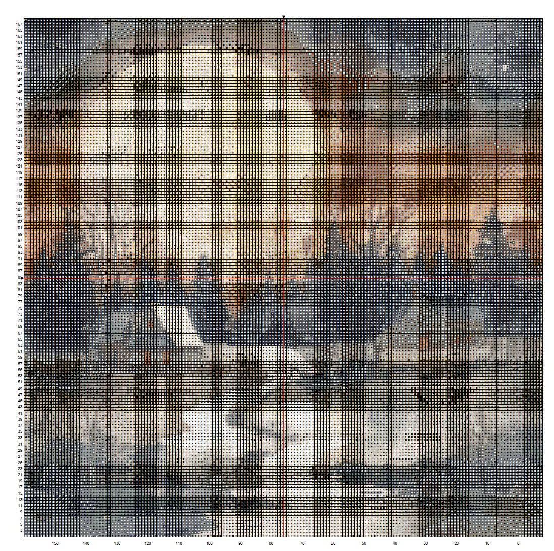 Full Moon Winter Cabin Cross Stitch Pattern | Cozy Watercolor Snow Landscape | Instant PDF Download