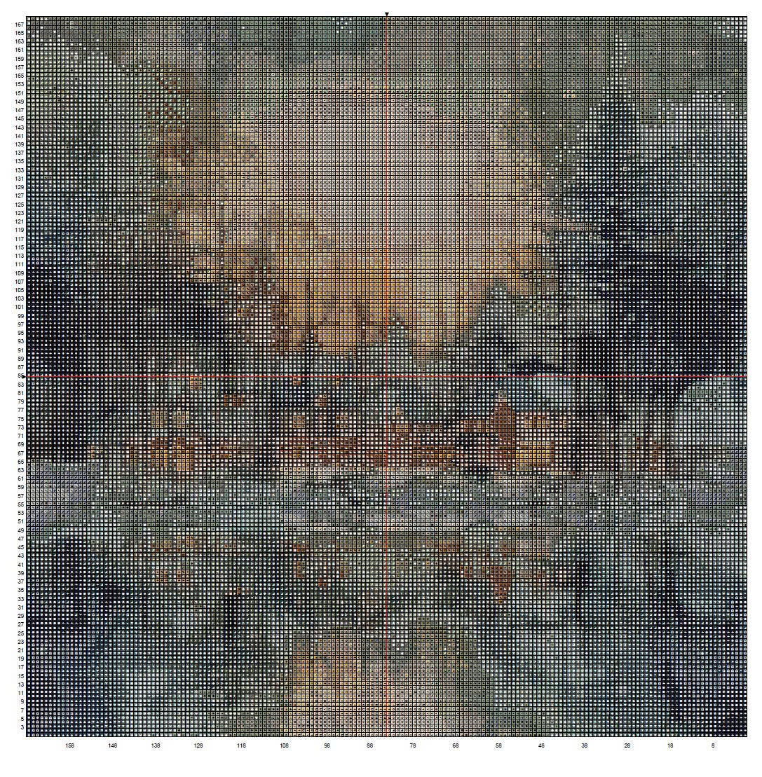 Winter Lake Village Reflection Cross Stitch Pattern | Cozy Watercolor Snow Landscape | Instant PDF Download