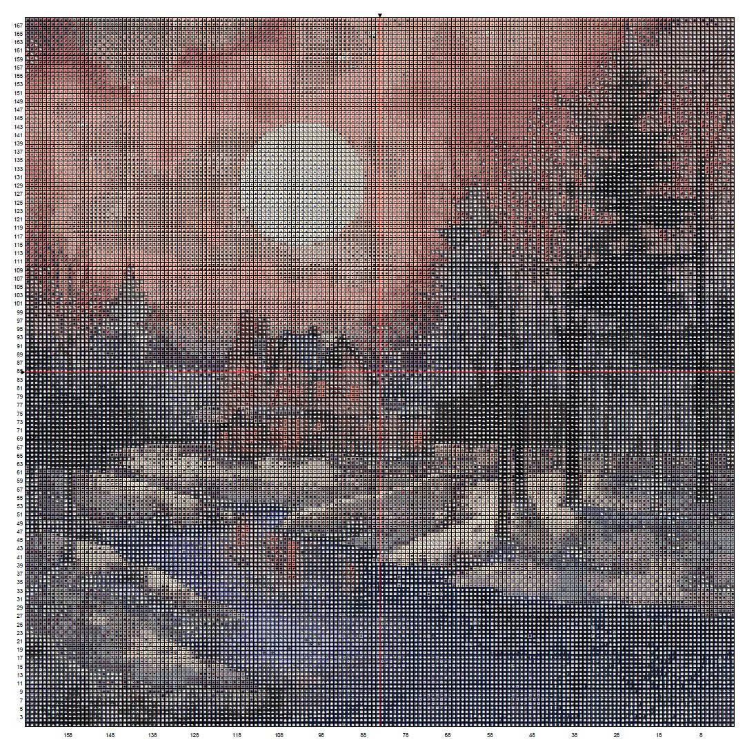Winter Rose Manor Cross Stitch Pattern | Cozy Sunset & Snow Stream Landscape | Instant PDF Download