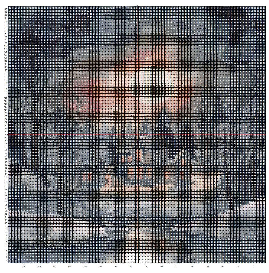 Winter Moonlit Manor Cross Stitch Pattern | Cozy Sunset & Snow Landscape | Instant PDF Download