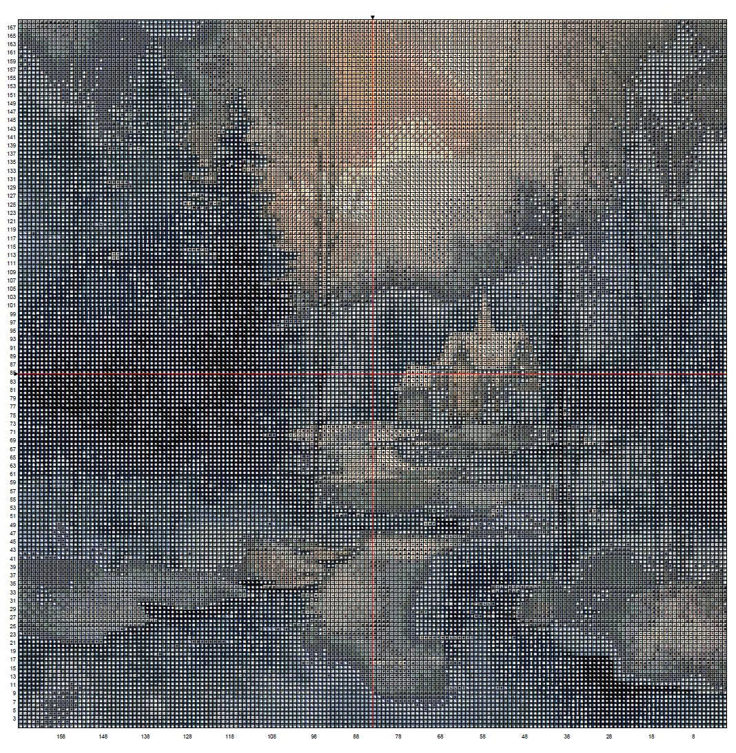 Winter Sanctuary Chapel Cross Stitch Pattern | Ethereal Watercolor Snow Landscape | Instant PDF Download